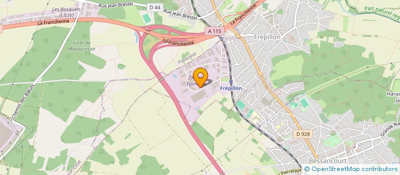 localisation de l'entreprise REEPAIR 1  FREPILLON