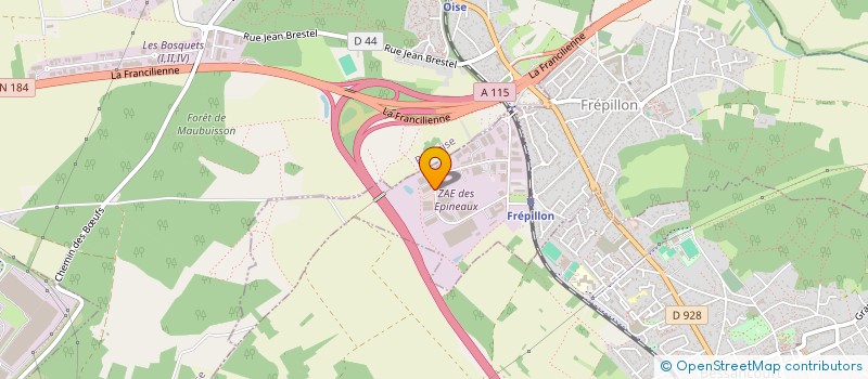 localisation de l'entreprise REEPAIR  FREPILLON