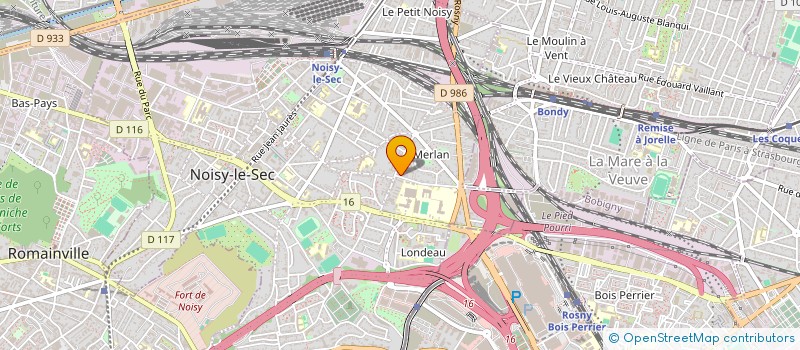 localisation de l'entreprise REES à NOISY-LE-SEC
