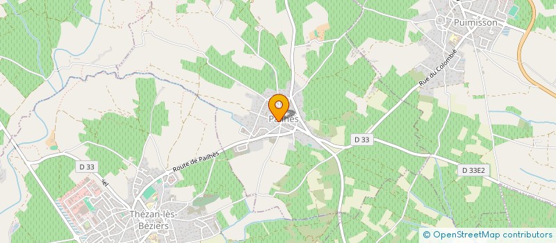 localisation de l'entreprise REESFAM  PAILHES