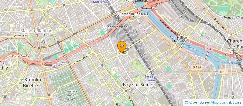 localisation de l'entreprise REEV CONSULTING  IVRY-SUR-SEINE