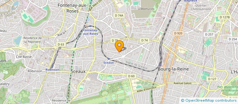 localisation de l'entreprise REEVALUATION PAR LA CO-ECOUTE à SCEAUX