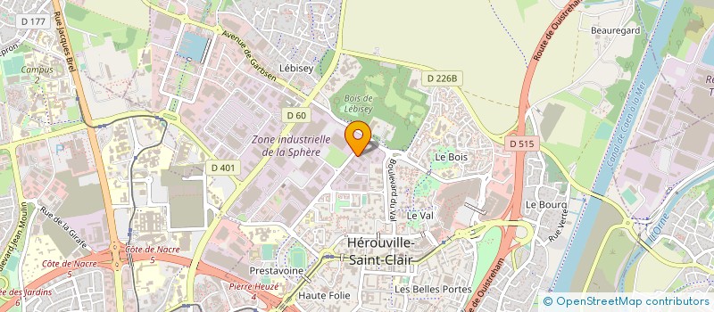 localisation de l'entreprise REEVES'CLUB HOUSE à HEROUVILLE-SAINT-CLAIR