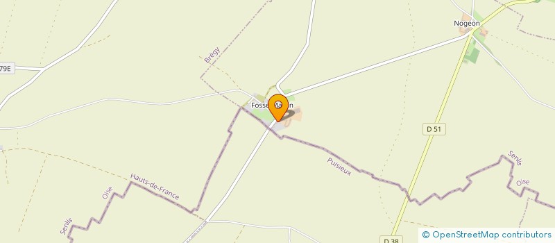 localisation de l'entreprise REEZ AGRI  REEZ-FOSSE-MARTIN