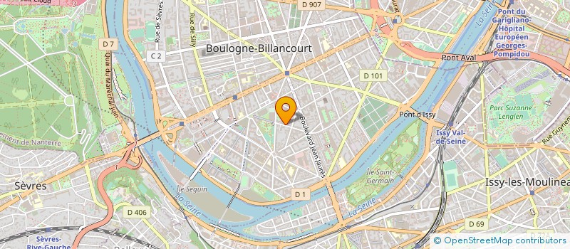 localisation de l'entreprise REEZOCORP à BOULOGNE-BILLANCOURT