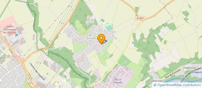 localisation de l'entreprise REF CONSULTING  ENNERY