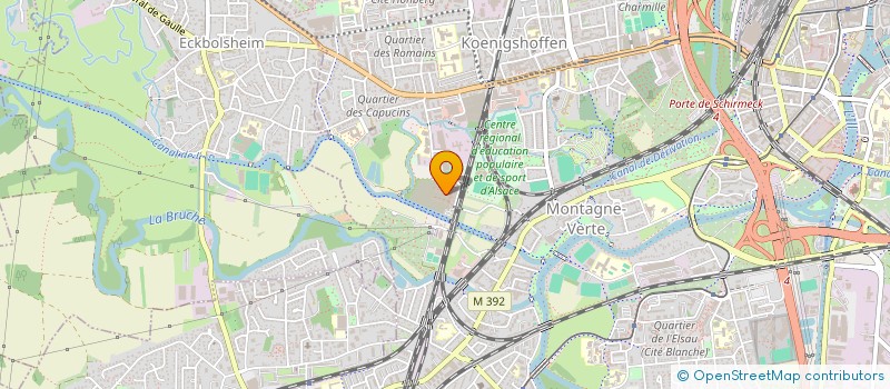 localisation de l'entreprise REF DEPARTEMENT 67 à STRASBOURG