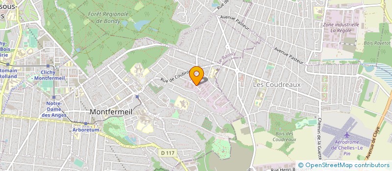 localisation de l'entreprise REF ETANCHE à MONTFERMEIL