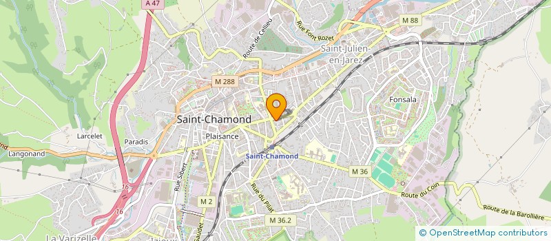 localisation de l'entreprise REF LAIT à SAINT-CHAMOND