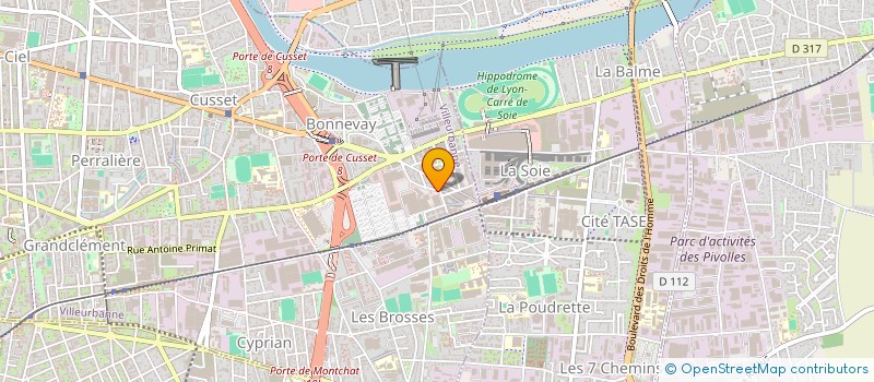 localisation de l'entreprise REF SAS à VILLEURBANNE