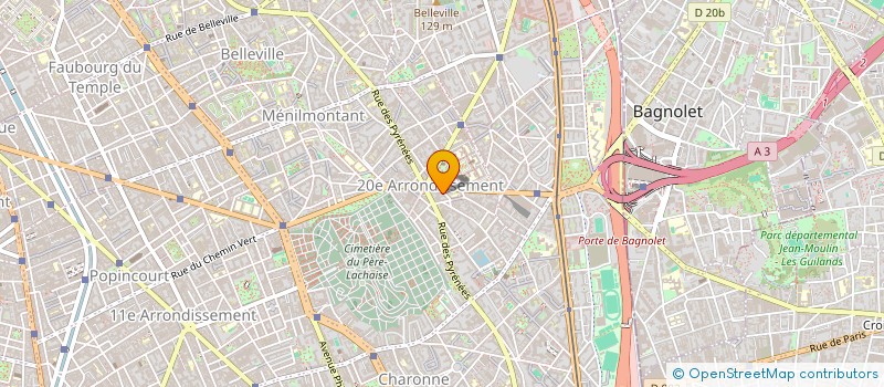 localisation de l'entreprise REFA TELECOM  PARIS