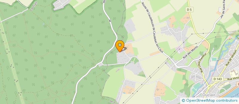 localisation de l'entreprise REFECTIONS ENROBES BRANCHEMENTS DE NORMANDIE à DUCLAIR