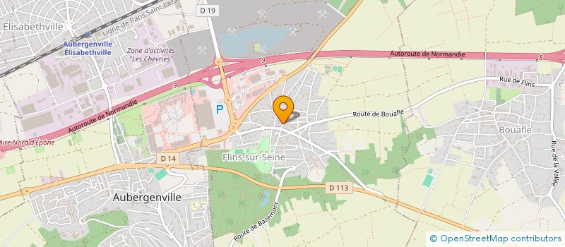 localisation de l'entreprise REFERENCE à FLINS-SUR-SEINE