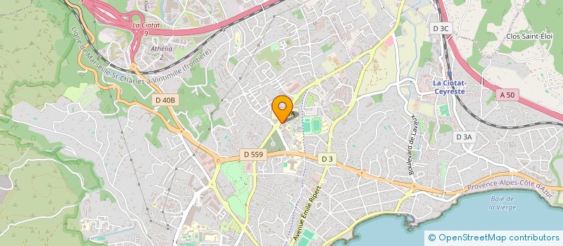 localisation de l'entreprise REFERENCE à LA CIOTAT