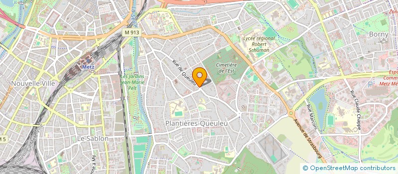 localisation de l'entreprise REFERENCE ASSUR IMMO  METZ