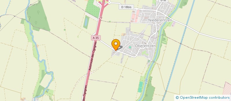 localisation de l'entreprise REFERENCE AUTOMOBILES  OBERENTZEN