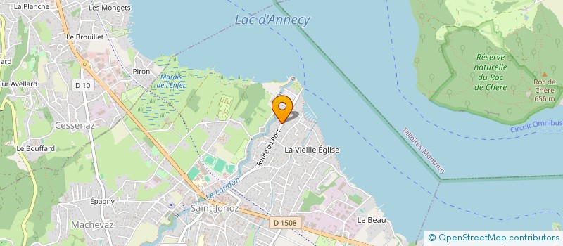 localisation de l'entreprise REFERENCE DIFFUSION  SAINT-JORIOZ