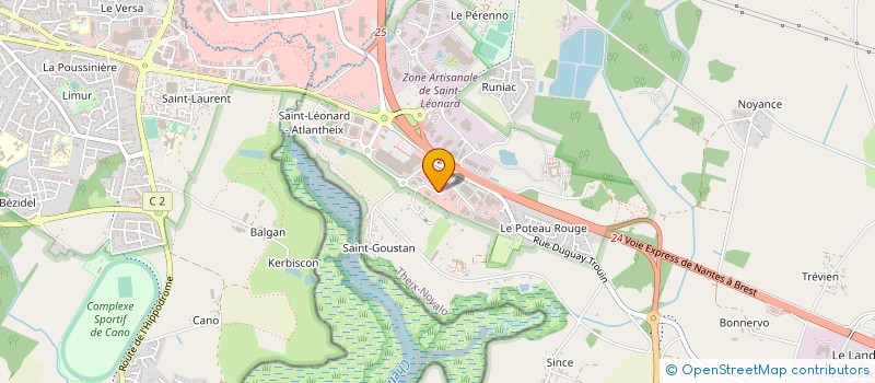 localisation de l'entreprise REFERENCE EXPERTISE BRETAGNE  THEIX-NOYALO