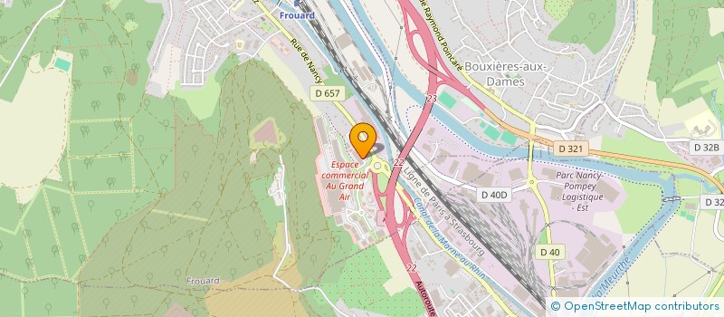 localisation de l'entreprise REFERENCE FROUARD  FROUARD