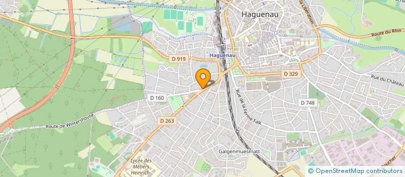 localisation de l'entreprise REFERENCE HAGUENAU  HAGUENAU