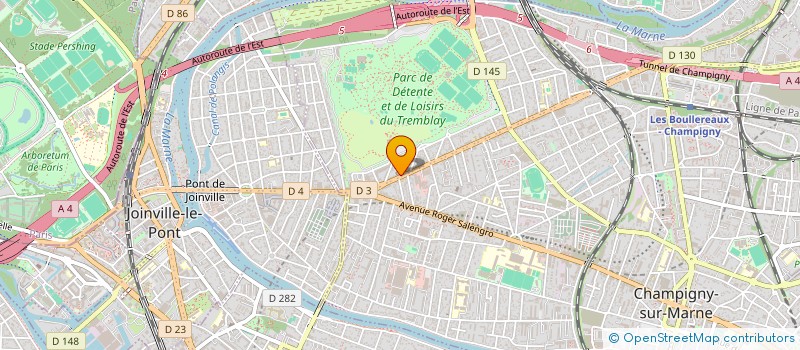 localisation de l'entreprise REFERENCE RENOV HABITAT à CHAMPIGNY-SUR-MARNE
