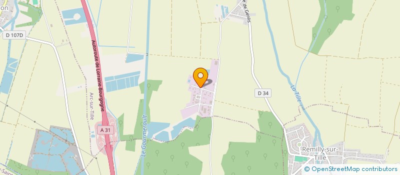 localisation de l'entreprise REFERENCE TOPO  ARC-SUR-TILLE