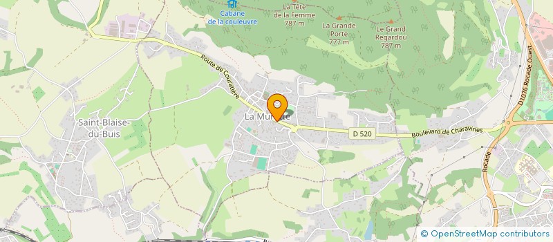 localisation de l'entreprise REFERENCEMENT DU PRO  LA MURETTE