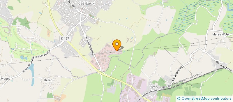 localisation de l'entreprise REFERENCES EVENEMENTS  SAINT-ANDRE-DES-EAUX