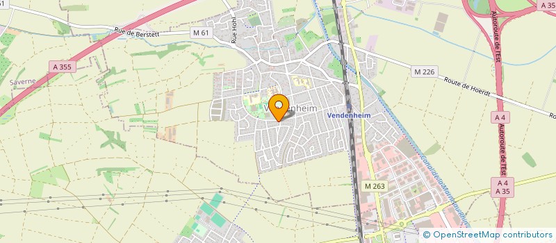 localisation de l'entreprise REFERENCEVIN  VENDENHEIM