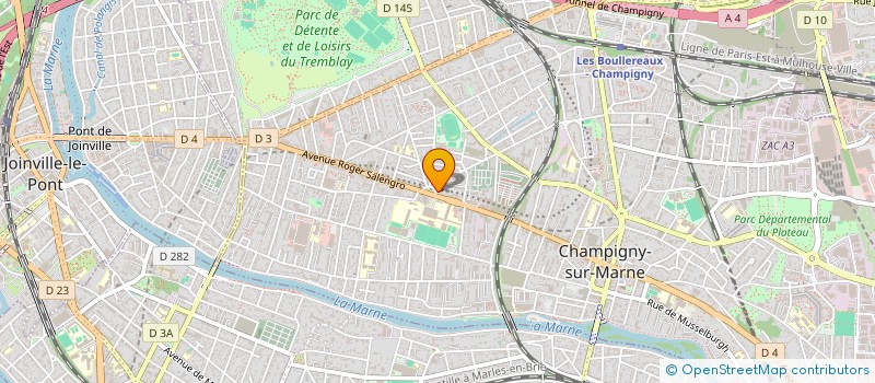 localisation de l'entreprise REFERENCIELS ASSOCIES à CHAMPIGNY-SUR-MARNE