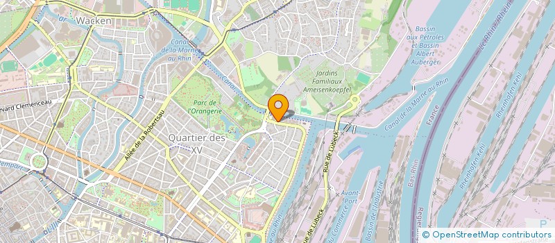 localisation de l'entreprise REFERENT VET à STRASBOURG