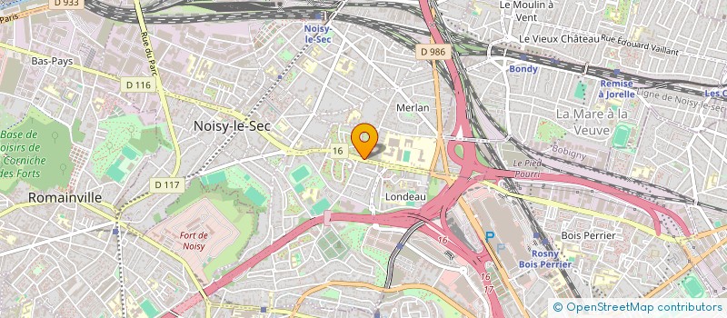 localisation de l'entreprise REFERS à NOISY-LE-SEC