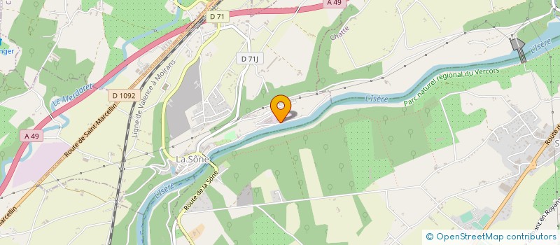 localisation de l'entreprise REFFAY à LA SONE