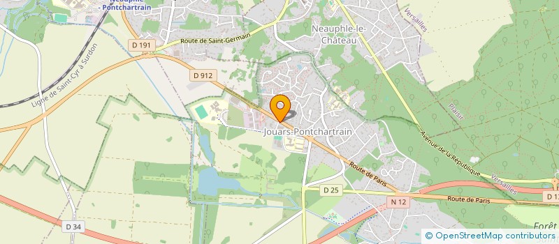 localisation de l'entreprise REFFET  JOUARS-PONTCHARTRAIN