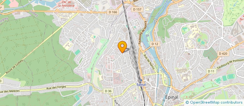 localisation de l'entreprise REFFYE EXPERTISE à EPINAL