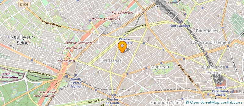 localisation de l'entreprise REFINFO à PARIS