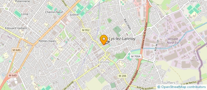 localisation de l'entreprise REFINK  LYS-LEZ-LANNOY