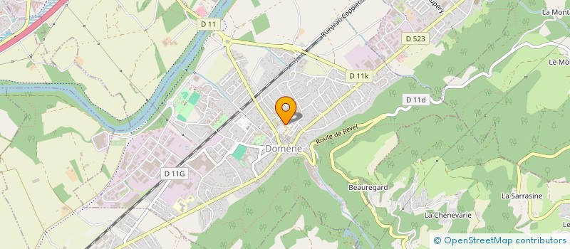 localisation de l'entreprise REFIP  REVEL