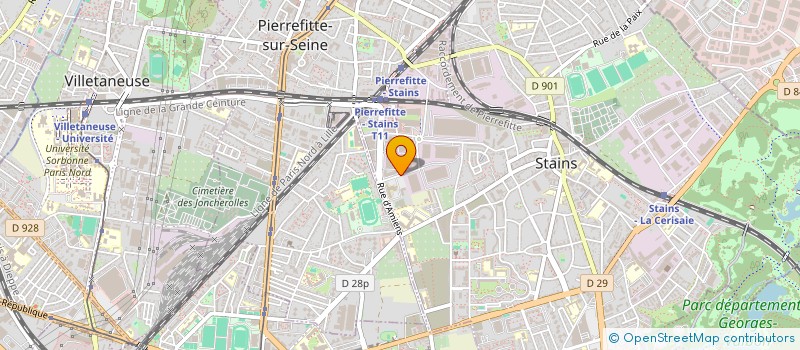 localisation de l'entreprise REFLECHI'SON à STAINS