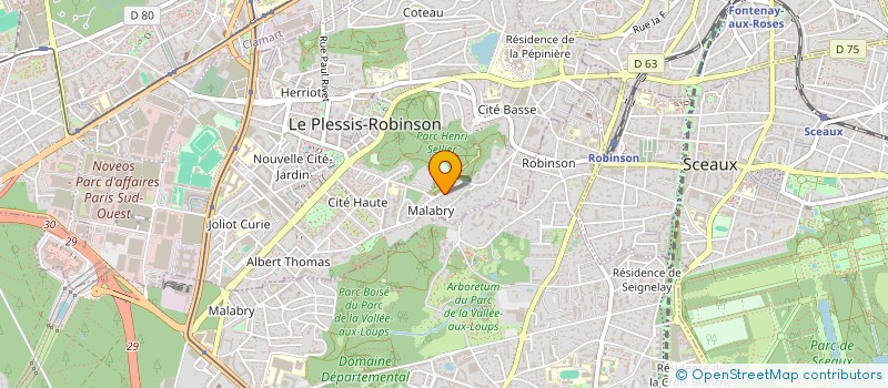 localisation de l'entreprise REFLECTIVE à LE PLESSIS-ROBINSON