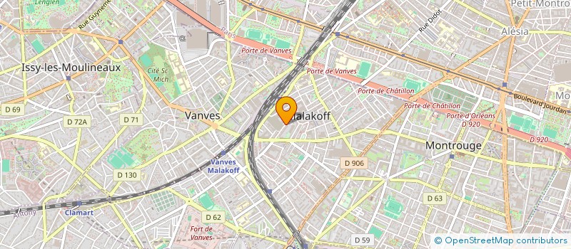 localisation de l'entreprise REFLECTO  MALAKOFF