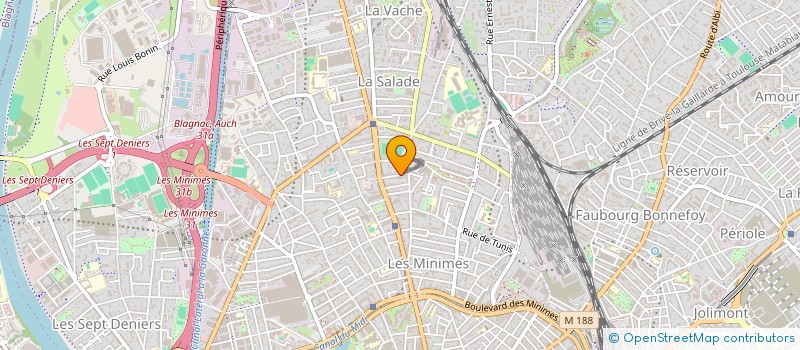 localisation de l'entreprise REFLET 31 à TOULOUSE