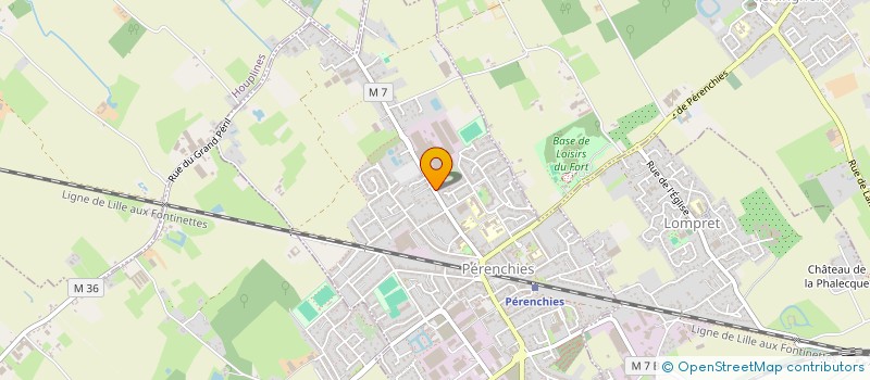 localisation de l'entreprise REFLET  PERENCHIES