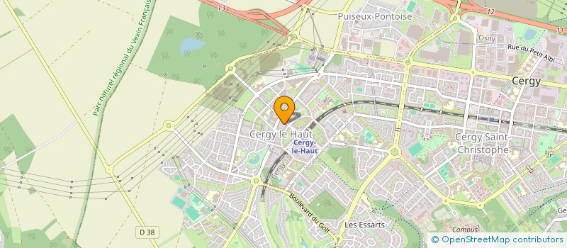 localisation de l'entreprise REFLET à CERGY