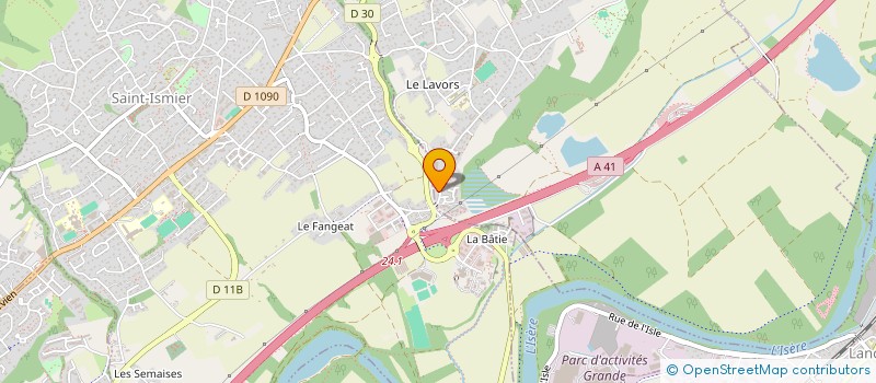 localisation de l'entreprise REFLET  SAINT-NAZAIRE-LES-EYMES