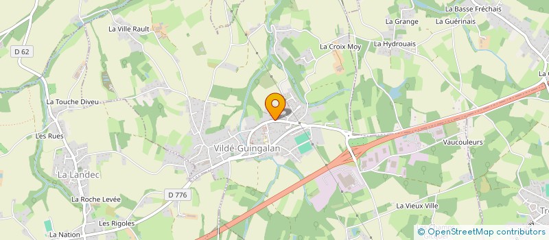localisation de l'entreprise REFLET D AURE  VILDE-GUINGALAN