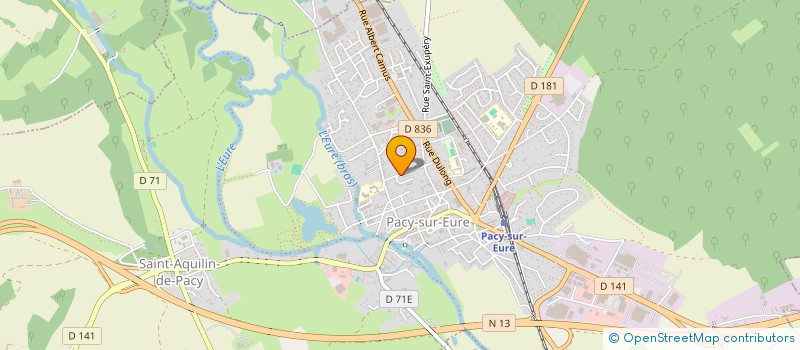 localisation de l'entreprise REFLET DE SOIE  PACY-SUR-EURE