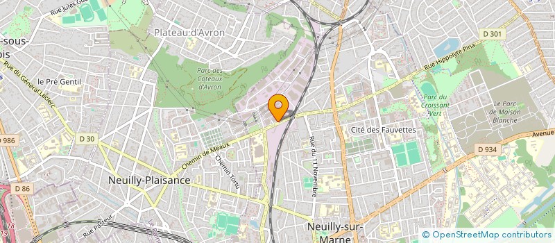 localisation de l'entreprise REFLET MALIN à NEUILLY-SUR-MARNE