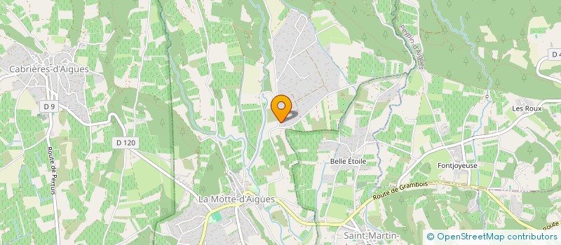 localisation de l'entreprise REFLET MURAL  LA MOTTE-D'AIGUES