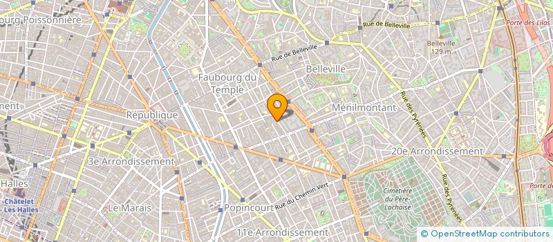 localisation de l'entreprise REFLET PRODUCTIONS  PARIS